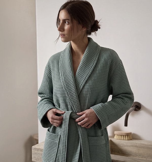 Afra Elite Kadın Pike Bornoz, %25 indirimle 1.700 TL yerine 1.275 TL'ye düştü!