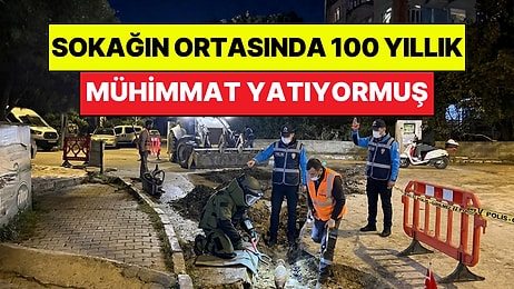 Kazı Çalışmasında Kazara Bulundu: İstanbul'da 100 Yıllık Havan Topu Mermisi Paniği