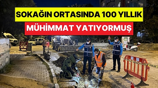 Kazı Çalışmasında Kazara Bulundu: İstanbul'da 100 Yıllık Havan Topu Mermisi Paniği