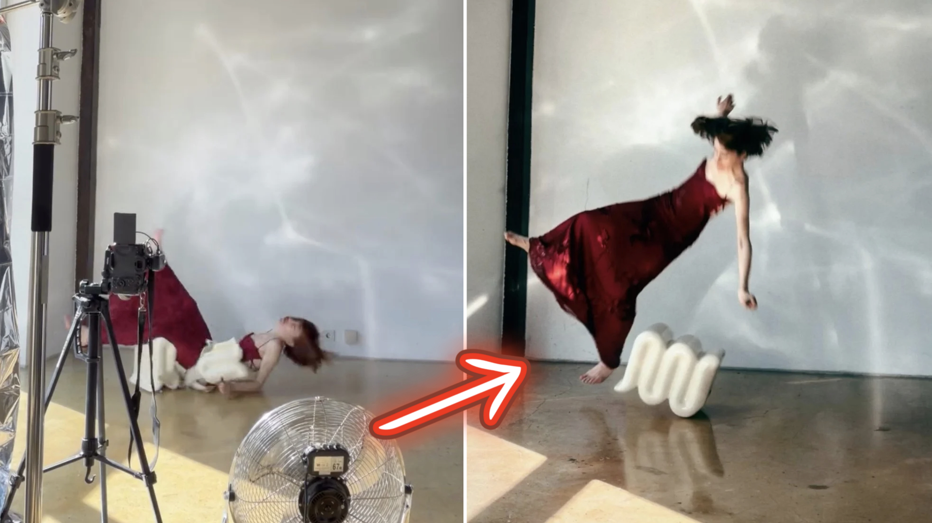 Model Making Fails Model Turns Viral Photo Shoot Fail into Opportunity - Onedio