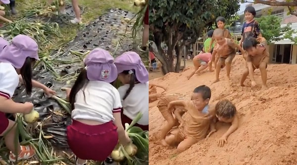 Japanese Kindergarten Where Children Do Chores and Live with Nature Goes Viral
