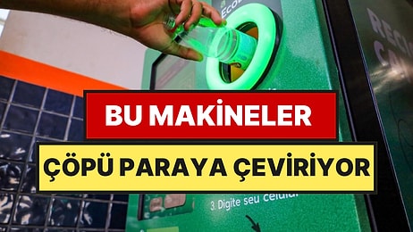 Çöpünü Getiren Para Alacak: Akıllı Makineler Sokaklara Kuruldu