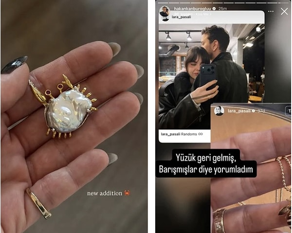 According to a post by journalist Hakan Kanburoğlu, it was a particular detail that revealed Selahattin and Lara Paşalı had overcome the crisis in their marriage.