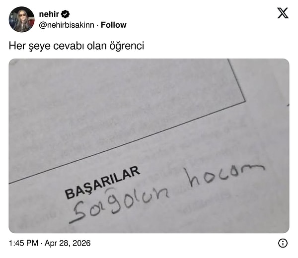 Öğrenci gibi öğrenci!