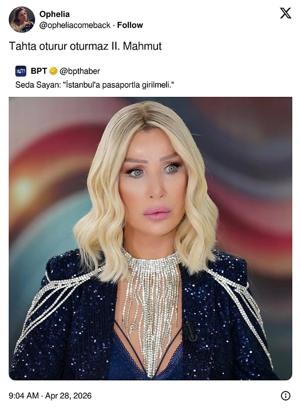 Tarihi göndermeleri seviyoruz.