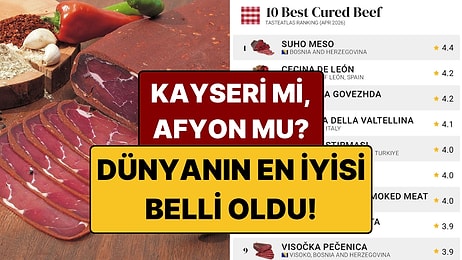 Dünyanın En İyi Pastırmaları Açıklandı: Listede 'Türkiye' Sürprizi!