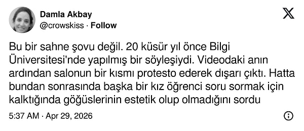 Tepkiler de şu şekildeydi;