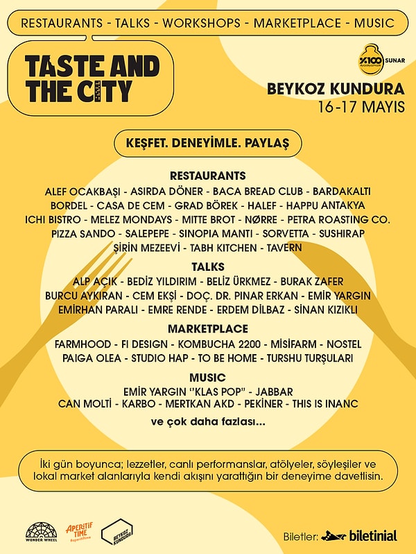 Türkiye’nin dört bir yanından gelen tatlar bir arada!