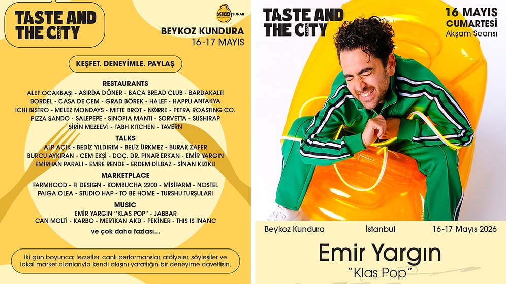 Şehre Yepyeni Bir Tat Geliyor: 16-17 Mayıs'ta Taste and the City Başlıyor!