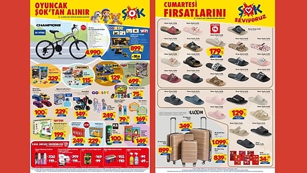 ŞOK'a Valiz Seti Geliyor! 2 Mayıs 2026 ŞOK Aktüel Ürünler Kataloğu