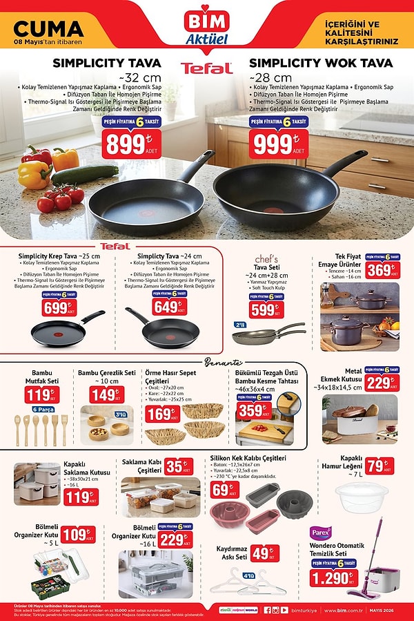 Tefal Simplicity Tava 32 cm 899 TL
