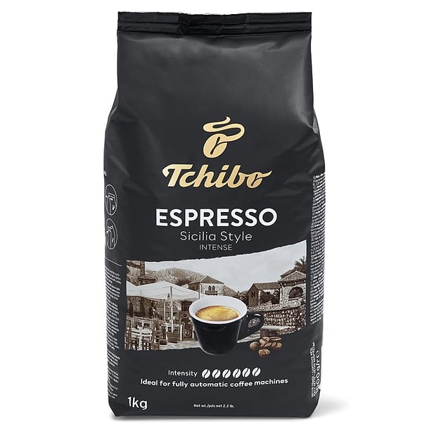 Tchibo Espresso Sicilia Style Çekirdek Kahve, %31 indirimle 1.599 TL yerine 1.099 TL'ye düştü.