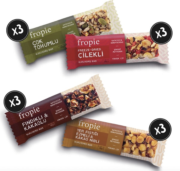Kuruyemiş Bar Tanışma Paketi, içerisinde yer alan 12 adet farklı seçenekle tatilin her anında atıştırmalık ihtiyacınızı pratik bir şekilde çözmenizi sağlıyor.