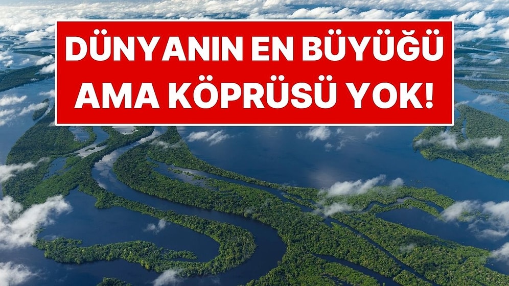 6 Bin 400 Kilometrelik Dev Nehirde Tek Bir Köprü Bile Yok