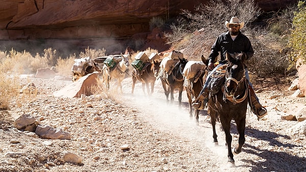 Supai’de posta sistemi bile modern dünyadan oldukça farklı işliyor.