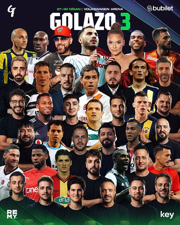 Yeni Nesil Futbol Şampiyonası Golazo, futbol ve eğlence dünyasını 27, 28, 29 ve 30 Nisan’da Volkswagen Arena’da bir araya getirdi.