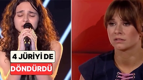 Belçika'da Yayınlanan The Voice Yarışmasına Katılan Naz Çavuşoğlu Türkçe Şarkı Performansıyla Büyüledi