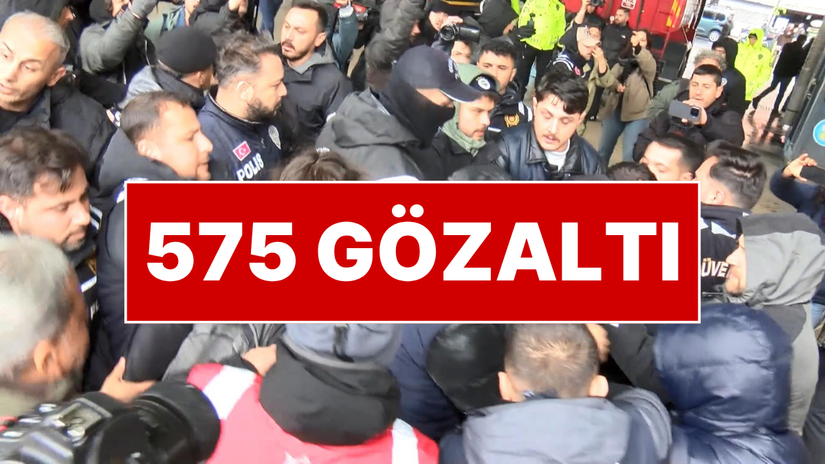 İstanbul Valiliği Açıkladı: 1 Mayıs'ta 575 Kişi Gözaltına Alındı
