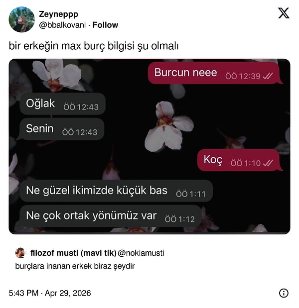 Gerekli olan burç bilgisi bu kadar, bize çok kurcalamamak lazım.