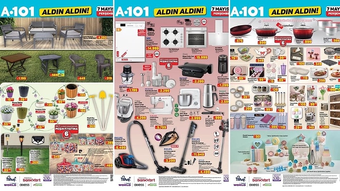 A101'e Dikiş Makinesi Geliyor! 7 Mayıs 2026 A101 Aldın Aldın Kataloğu