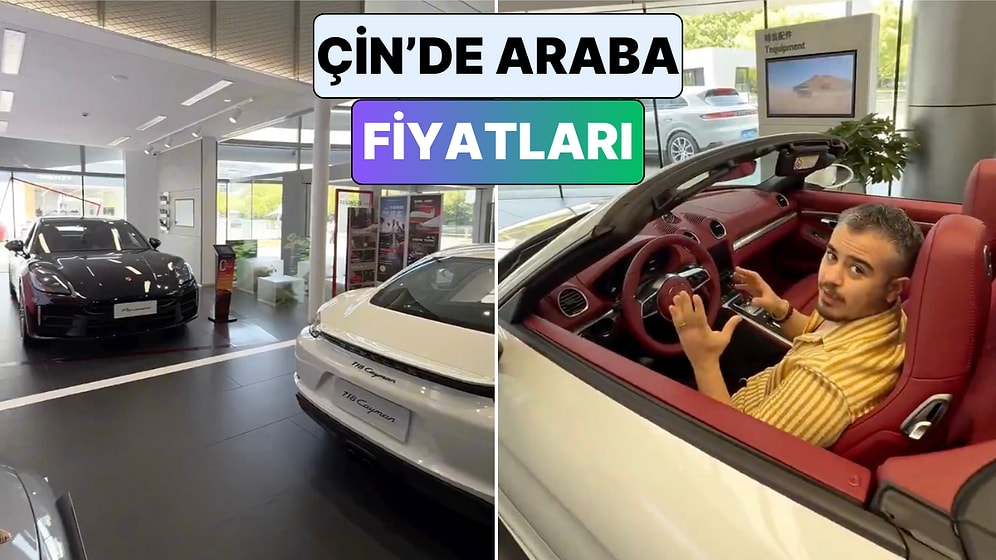 Bir Türk Çin'deki Bir Araba Bayisinde Sıfır Araç Fiyatlarını Paylaştı