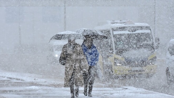 Ministry of Interior Announces: Heavy Snowfall Expected in 7 Turkish Cities