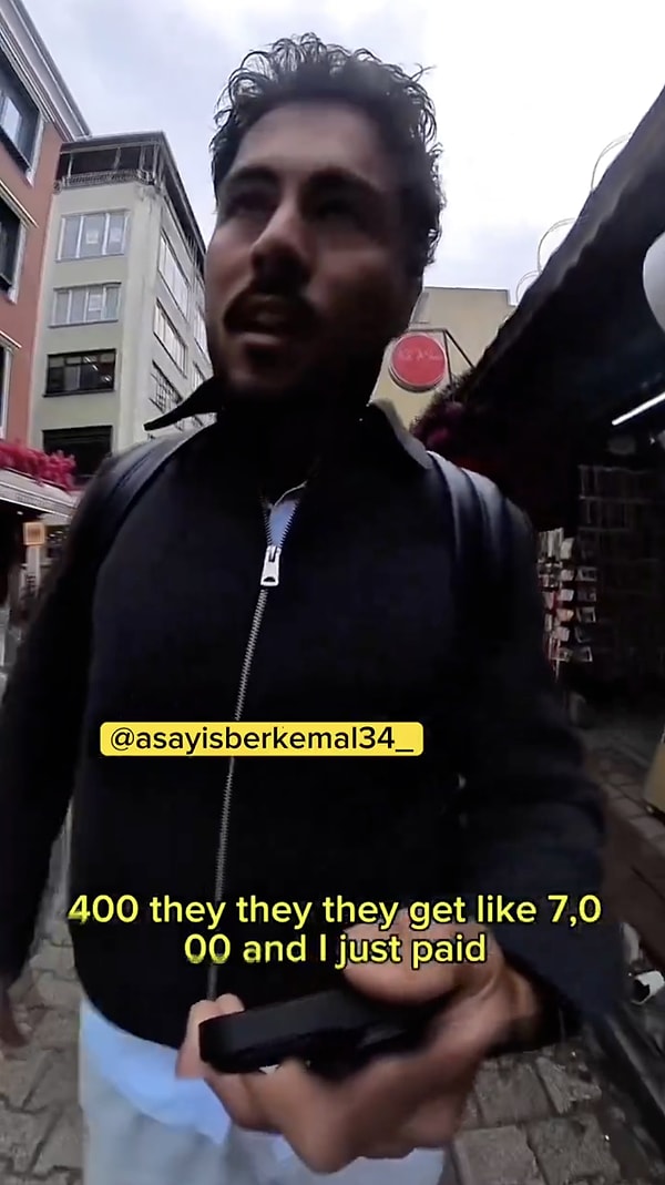 Normalde sadece 400 TL ama turiste 7.100 TL!