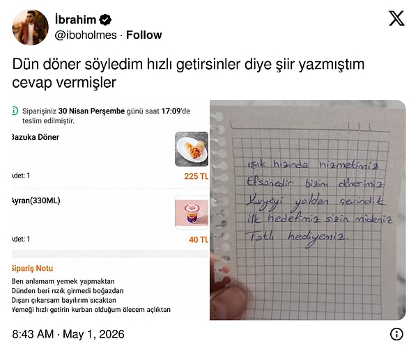 Her şey bu paylaşımla başladı...