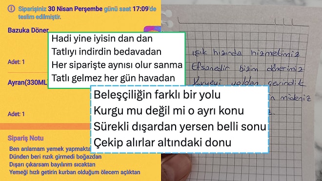 Bazuka Döneri Şiirle Gönderen Esnafa Şiirle Karşılık Veren Goygoycular