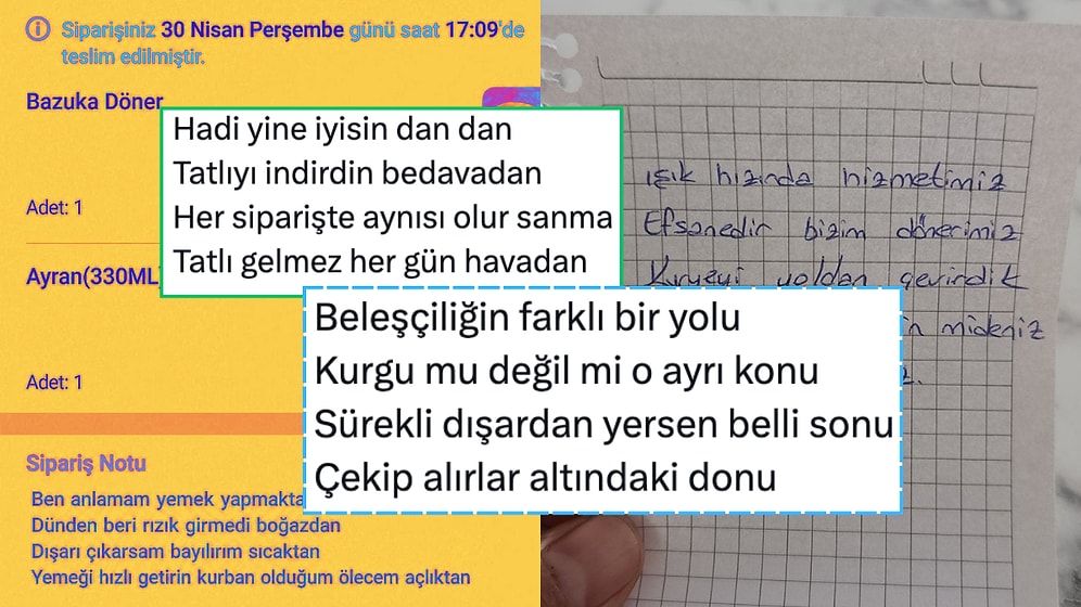 Bazuka Döneri Şiirle Gönderen Esnafa Şiirle Karşılık Veren Goygoycular