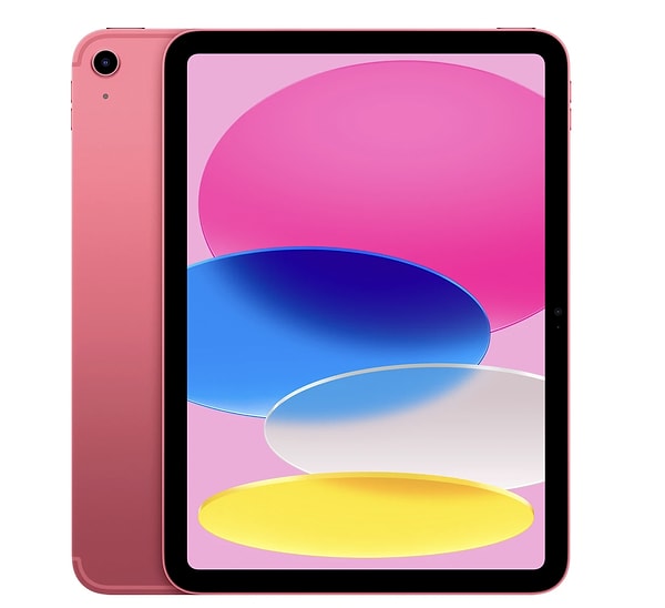 Apple iPad A16, pembe rengi ve 128GB depolama alanıyla hem şıklığı hem de performansı bir arada sunuyor.