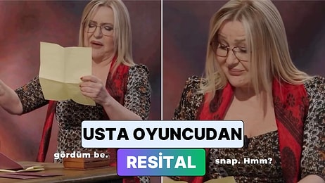 Usta Oyuncu Sumru Yavrucuk Manifest'in Şarkı Sözlerini Farklı Şivelerle Okuyarak Oyunculuk Resitali Sergiledi