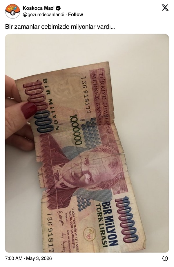 Bizim zamanımızda şakası için iyi malzememiz var.