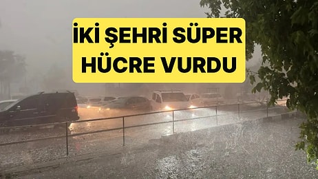 Gaziantep ve Şanlıurfa'da Şiddetli Fırtına, Sağanak ve Dolu Etkili Oldu