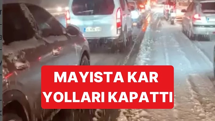 Antalya-Afyonkarahisar Yolu Kar Nedeniyle Kapandı