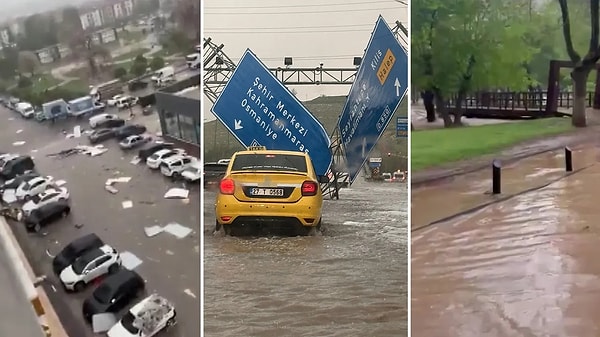 Gaziantep ve Şanlıurfa, öğle saatlerinden itibaren bölgeyi etkisi altına alan şiddetli bir doğa olayıyla sarsıldı.