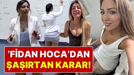 Bir Gecede Değiştirdi: Derste Giydiği Mini Etekle ‘Fenomen’ Olan Fidan Atalay’dan Şaşırtan Karar
