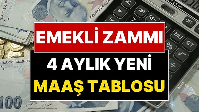 2026 Temmuz Emekli ve Memur Zammı Ne Kadar Olacak? İşte 4 Aylık Yeni Maaş Tablosu!
