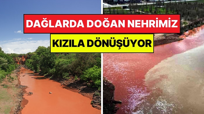 Dünyada Eşi Benzeri Yok: Türkiye'nin En Uzun Nehri Kızıla Dönüşüyor