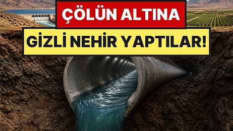 Çölün Altına Yapay Nehir Döşediler: Suyu Yerçekimiyle Onlarca Kilometre Taşıyorlar