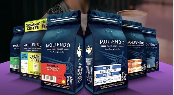 Moliendo Amalfi Espresso Blend, %40 indirim fırsatıyla kahveseverlerin sabahlarını taçlandırıyor.