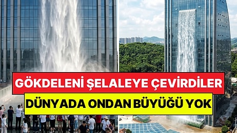 Dev Gökdeleni Şelaleye Çevirdiler: 108 Metrelik Dünyanın En Büyük Yapay Şelalesi