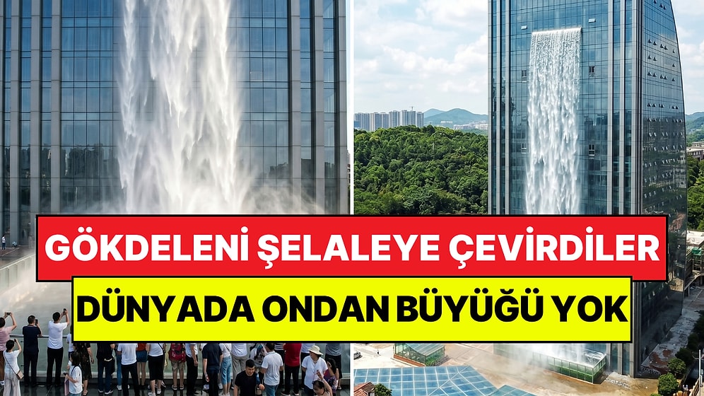 Dev Gökdeleni Şelaleye Çevirdiler: 108 Metrelik Dünyanın En Büyük Yapay Şelalesi