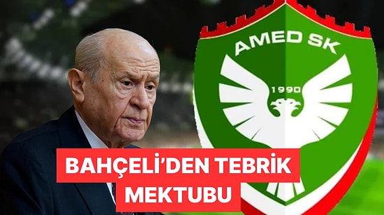 Devlet Bahçeli Süper Lig'e Çıkan Amedspor'u Tebrik Etti
