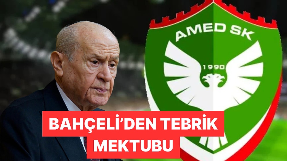 Devlet Bahçeli Süper Lig'e Çıkan Amedspor'u Tebrik Etti