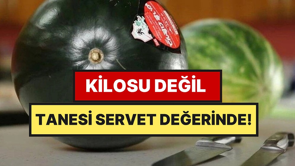 Dünyanın En Pahalı Karpuzu: Yılda Sadece 10 Bin Tane Yetişiyor, Bir Tanesiyle Araba Alınabilir