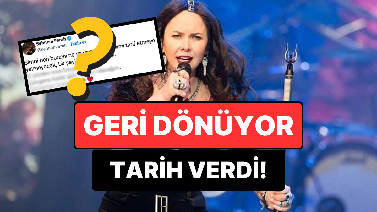 Yılların Sessizliği Bozuluyor: Rock Müziğin Güçlü Sesi Şebnem Ferah Geri Dönüyor!