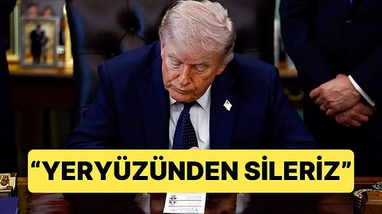 Donald Trump Tehditlerinde Vites Artırdı, İran'ı Yeryüzünden Sileceğini Söyledi