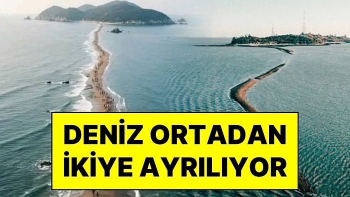 Deniz İkiye Ayrılıyor, Binlerce Kişi Ayrılan Denizin İçinde Yürüyor!