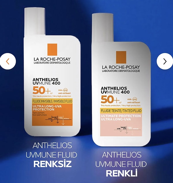 La Roche Posay Anthelios Invisible Fluid, sepette %30 indirimle tüm cilt tiplerine görünmez koruma sağlıyor.